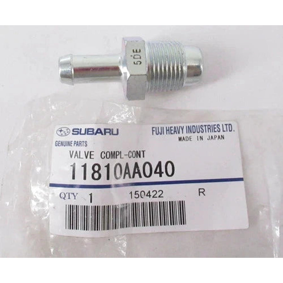 Genuine OEM Subaru PCV Valve 11810AA040