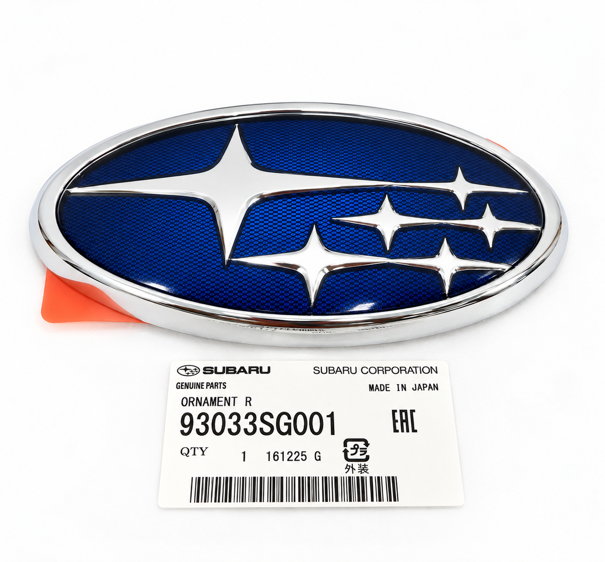 Genuine OEM Subaru – Rear Liftgate Emblem – 93033SG001