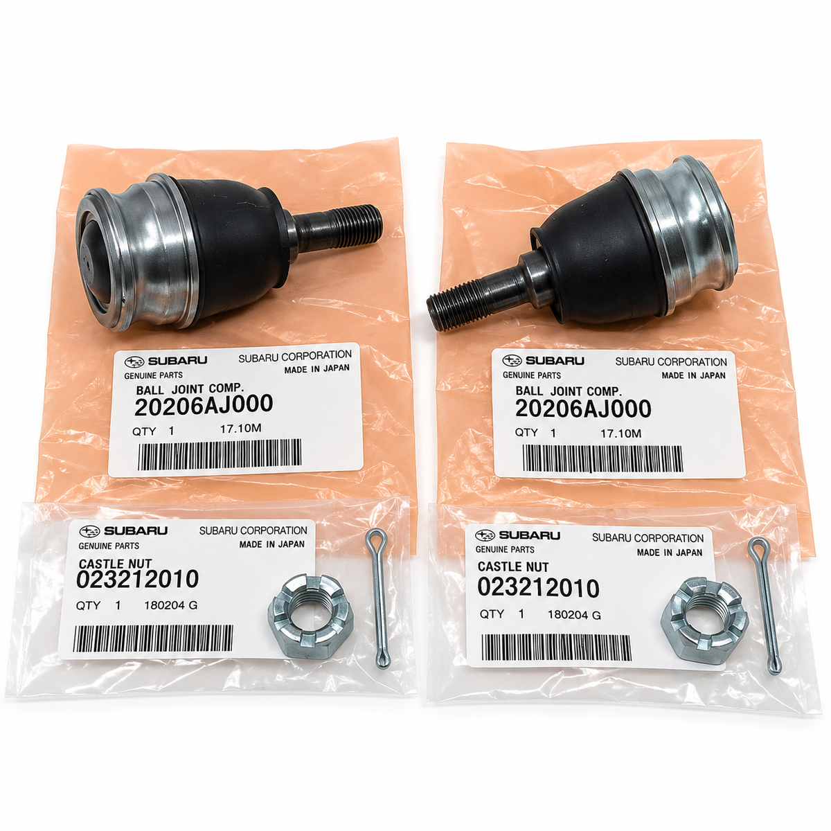 Genuine OEM Subaru – Front Lower Ball Joint Set of 2 – 20206AJ000