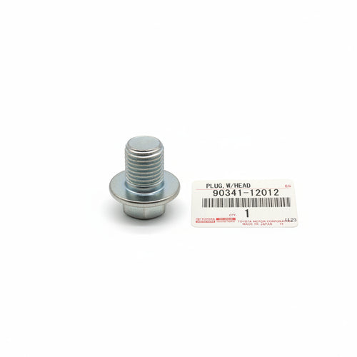 Genuine OEM Toyota – Oil Pan Drain Plug – 90341-12012