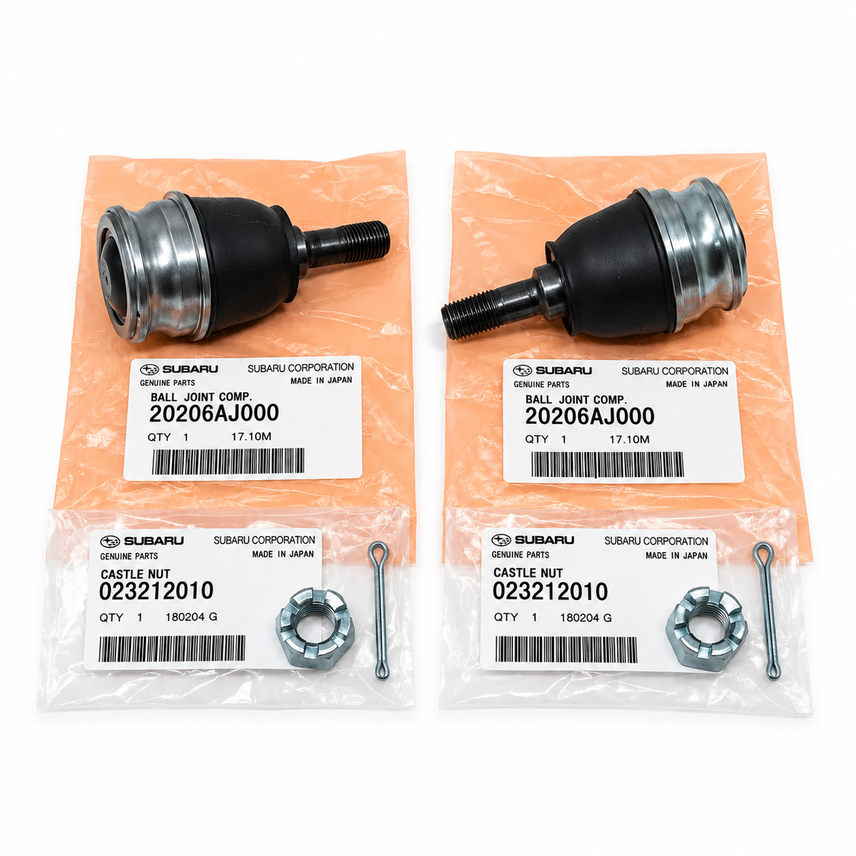 Genuine OEM Subaru – Front Lower Ball Joint Set of 2 – 20206AJ000