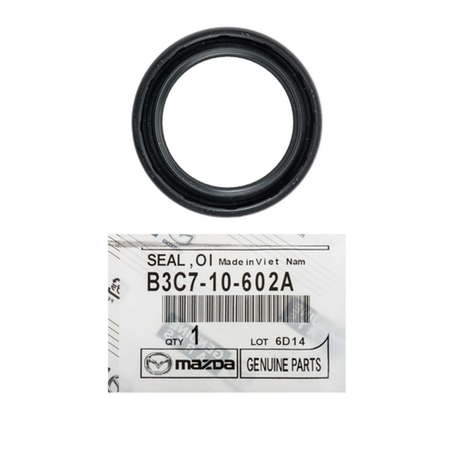 Genuine OEM Mazda front crankshaft oil seal, part B3C7-10-602A