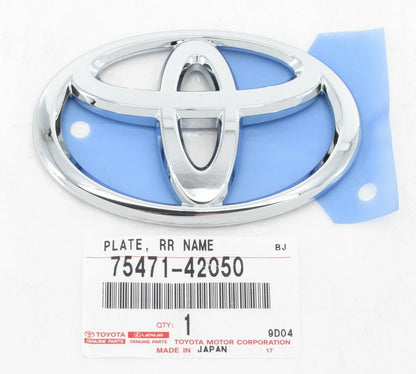 Genuine OEM Toyota – Back Door Emblem – 75471-42050